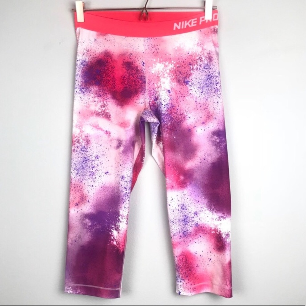 Nike Pro Pink leggings - Lg